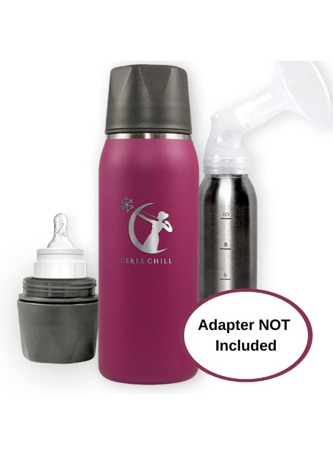 CERES CHILL Breastmilk Chiller Reusable Storage Container | Cooler - Keeps Milk at Safe temperatures for 20+ Hours | Bottle Connects w/Major Pumps, 12 to 34oz - Image 2